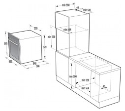 Slika 2 izdelka: Gorenje Vgradna pečica - Piroliza - BOP799S51X