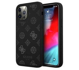 Slika izdelka: GUESS GUHCP12MLSPEBK silikonski ovitek za iPhone 12 / 12 Pro - črn