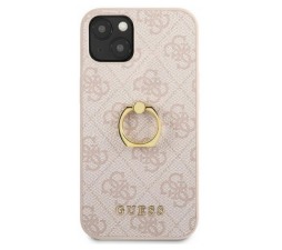 Slika 2 izdelka: GUESS GUHCP13M4GMRPI silikonski ovitek za iPhone 13 6.1 RING - z zlatimi držalom