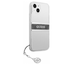Slika 2 izdelka: GUESS GUHCP13SKB4GGR za iPhone 13 Mini - prozoren silikonski ovitek s srebrnim obeskom
