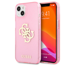 Slika izdelka: GUESS GUHCP13SPCUGL4GPI Big Logo silikonski ovitek za iPhone 13 mini - roza z bleščicami