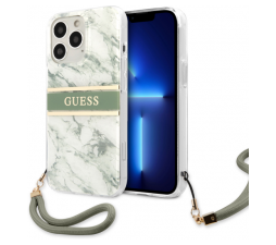 Slika izdelka: GUESS GUHCP13XKMABGN za iPhone 13 Pro Max - zelen marmor z zeleno zapestnico