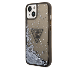 Slika izdelka: GUESS GUHCP14SLFCTPK silikonski ovitek za iPhone 14 6.1 - črn z bleščicami