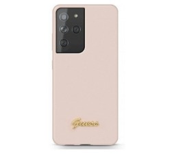 Slika 2 izdelka: GUESS GUHCS21LLSLMGLP silikonski ovitek za Samsung Galaxy S21 Ultra G998 - roza