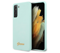 Slika izdelka: GUESS GUHCS21MLSLMGLB silikonski ovitek za Samsung Galaxy S21 Plus G996 - meta
