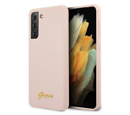 Slika izdelka: GUESS GUHCS21MLSLMGLP silikonski ovitek za Samsung Galaxy S21 Plus G996 - roza