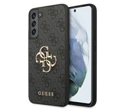 Slika izdelka: GUESS GUHCS22M4GMGGR silikonski ovitek za Samsung Galaxy S22 Plus 5G - črn z zlatim logom