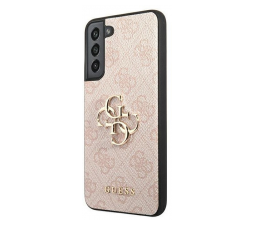 Slika izdelka: GUESS GUHCS22M4GMGPI silikonski ovitek za Samsung Galaxy S22 Plus 5G - roza z zlatim logom