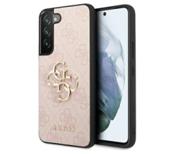 Slika 2 izdelka: GUESS GUHCS22S4GMGPI silikonski ovitek za Samsung Galaxy S22 5G - roza z zlatim logom