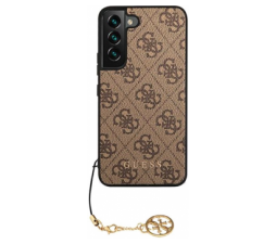 Slika 2 izdelka: GUESS GUHCS22SGF4GBR silikonski ovitek za Samsung Galaxy S22 5G - rjav z obeskom