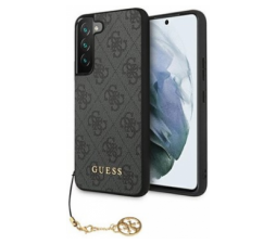Slika 2 izdelka: GUESS GUHCS22SGF4GGR silikonski ovitek za Samsung Galaxy S22 5G - siv