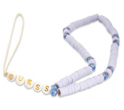 Slika izdelka: GUESS GUSTPEARU zapestnica / obesek za telefon - Heishi Beads lila