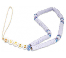 Slika 2 izdelka: GUESS GUSTPEARU zapestnica / obesek za telefon - Heishi Beads lila
