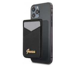 Slika izdelka: GUESS GUWMSSASLBK denarnica za kartice MagSafe za iPhone 13, iPhone 13 pro, iPhone 13 pro max, iPhone 14, iPhone 14 pro, iPhone 14 pro max - črn