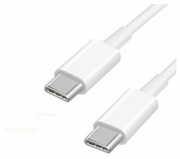 Slika izdelka: Havana podatkovni kabel Type C na Type C (FAST CHARGE) dolžina 1 meter - bel