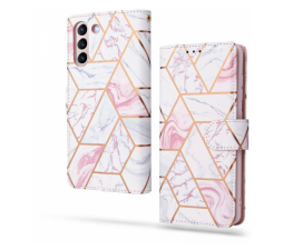 Slika izdelka: Havana preklopna torbica Wallet denarnica Fancy Diary Marmor Samsung Galaxy S21 FE G990 - roza