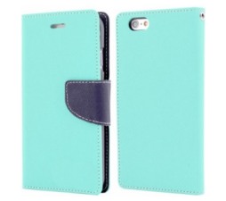 Slika 2 izdelka: Havana preklopna torbica Fancy Diary Samsung Galaxy A8 / A5 2018 - mint modra
