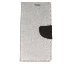 Slika 2 izdelka: Havana preklopna torbica Fancy Diary Samsung Galaxy Xcover 4s G398 / Galaxy Xcover 4 G390 - srebrno črn z bleščicami