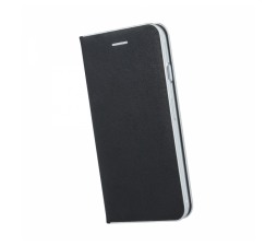 Slika izdelka: Havana Premium preklopna torbica Huawei P20 Lite - črna s srebrnim robom