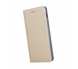 Slika izdelka: Havana Premium preklopna torbica Huawei Mate 20 Lite - zlata s srebrnim robom