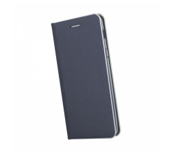 Slika izdelka: Havana Premium preklopna torbica Huawei P30 - modra s srebrnim robom