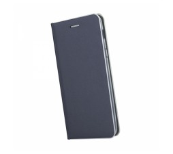 Slika izdelka: Havana Premium preklopna torbica Huawei Y6 2019 - modra s srebrnim robom