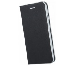 Slika 2 izdelka: Havana Premium preklopna torbica Huawei P20 Lite - črna s srebrnim robom