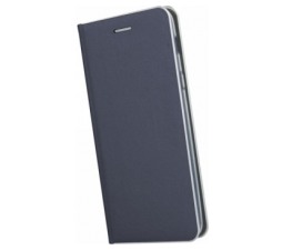Slika 2 izdelka: Havana Premium preklopna torbica Samsung Galaxy S10 Plus G975 - modra s srebrnim robom