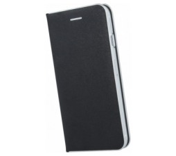Slika 2 izdelka: Havana Premium preklopna torbica Samsung Galaxy S10 Lite G770 / A91 A915 - črna s srebrnim robom