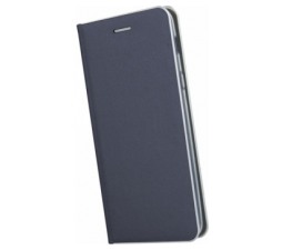 Slika 2 izdelka: Havana Premium preklopna torbica Samsung Galaxy S10 Lite G770 / A91 A915 - modra s srebrnim robom
