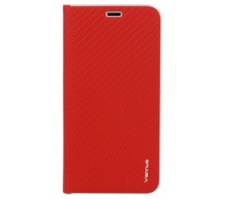 Slika 2 izdelka: Havana Premium preklopna torbica iPhone 12 / 12 Pro - carbon rdeča