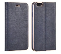 Slika 2 izdelka: Havana Premium preklopna torbica Samsung Galaxy A51 A515 - modra z zlatim robom