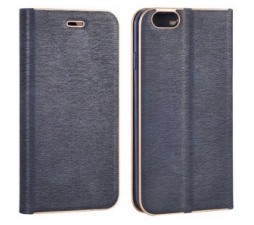 Slika 2 izdelka: Havana Premium preklopna torbica Samsung Galaxy A52 A525 / Samsung Galaxy A52s A528 - modra z zlatim robom