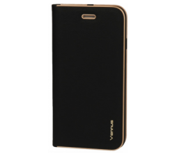 Slika 2 izdelka: Havana Premium preklopna torbica Samsung Galaxy A53 - črna z zlatim robom
