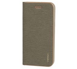 Slika 2 izdelka: Havana Premium preklopna torbica Samsung Galaxy S22 Plus 5G - siva z zlatim robom