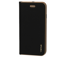 Slika 2 izdelka: Havana Premium preklopna torbica Samsung Galaxy S22 5G - črna z zlatim robom