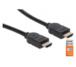 Slika izdelka: HDMI kabel z Ethernetom 1,8 m črn MANHATTAN
