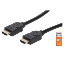 Slika 2 izdelka: HDMI kabel z Ethernetom 1,8 m črn MANHATTAN