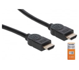 Slika 2 izdelka: HDMI kabel z Ethernetom 3 m črn MANHATTAN