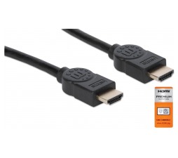 Slika 2 izdelka: HDMI kabel z Ethernetom 9 m črn MANHATTAN