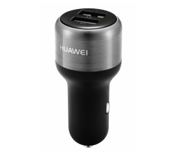 Slika izdelka: Huawei AVTOPOLNILEC 12/24V UNIVERZALNI črn z dvojnim USB izhodom AP31 Fast charge s kablom Type C