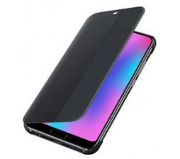 Slika 2 izdelka: Huawei Honor original preklopna torbica Smart View za Honor 10 črn z okenčkom