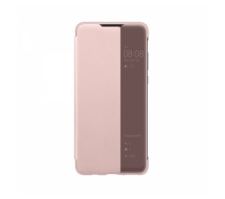 Slika izdelka: Huawei original preklopna torbica Smart View za Huawei P30 Lite roza z okenčkom