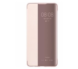 Slika izdelka: Huawei original preklopna torbica Smart View za Huawei P30 roza z okenčkom