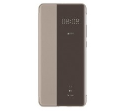 Slika izdelka: Huawei original preklopna torbica Smart View za Huawei P40 Pro kaki z okenčkom