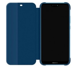 Slika 2 izdelka: Huawei original preklopna torbica Smart View za Huawei P20 moder z okenčkom