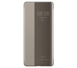 Slika 2 izdelka: Huawei original preklopna torbica Smart View za Huawei P30 kaki z okenčkom