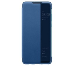 Slika 2 izdelka: Huawei original preklopna torbica Smart View za Huawei P30 Lite modra z okenčkom