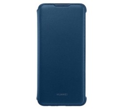 Slika 2 izdelka: Huawei original preklopna torbica za Huawei Y7 2019 modra