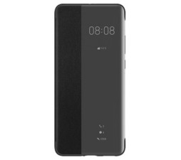 Slika 2 izdelka: Huawei original preklopna torbica Smart View za Huawei P40 Pro črna z okenčkom